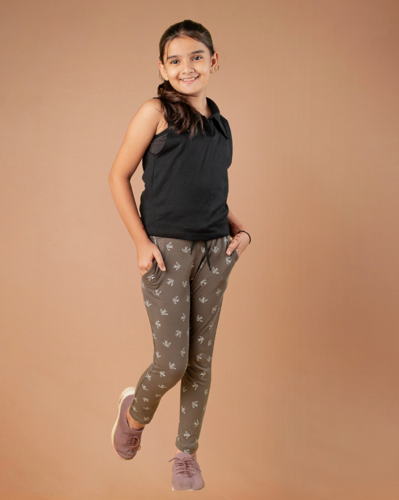 APPLE  PRINTED GIRLS LOWER