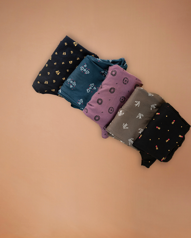 APPLE  PRINTED GIRLS LOWER