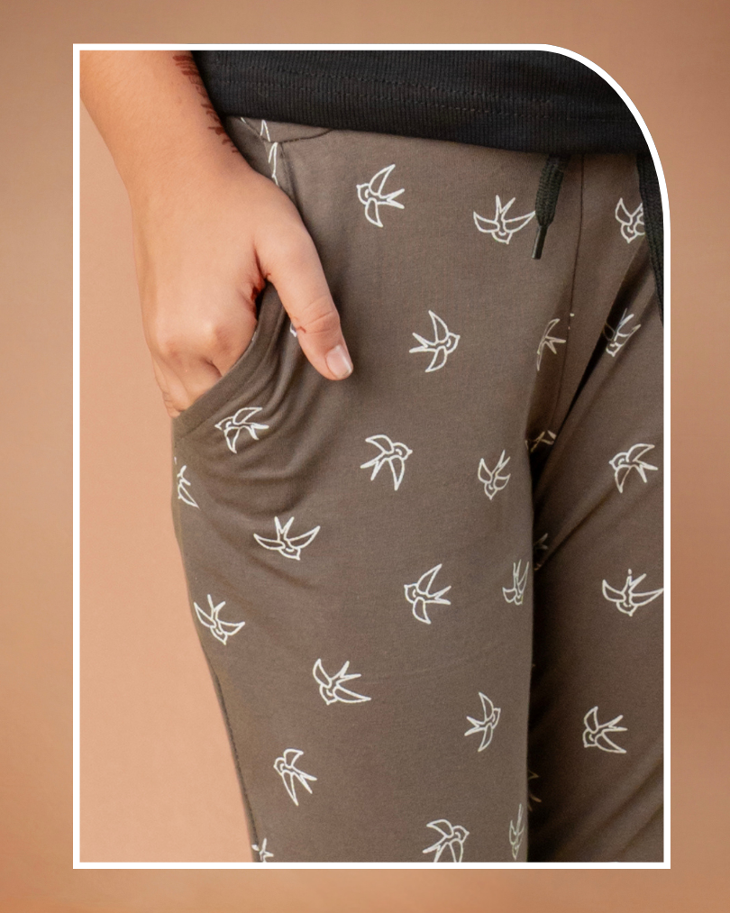 APPLE  PRINTED GIRLS LOWER