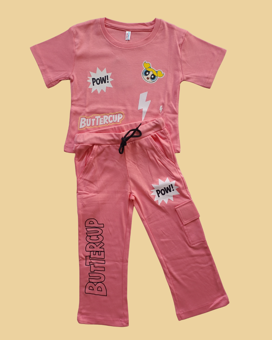 Buttercup Girls Co-ord Set – Stylish & Comfortable Cotton Knitwear | Knitknotch