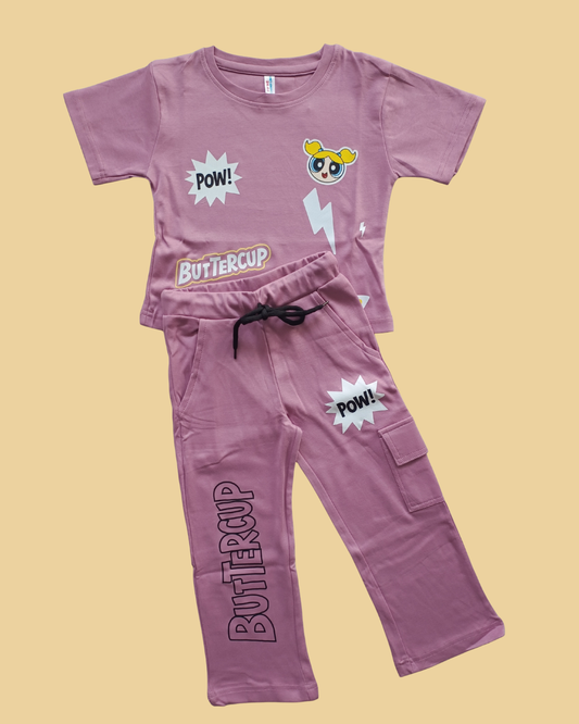 Buttercup Girls Co-ord Set – Stylish & Comfortable Cotton Knitwear | Knitknotch