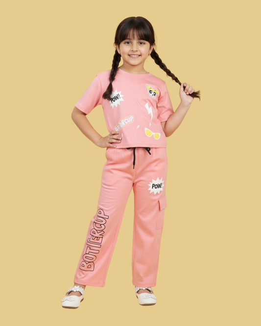 Buttercup Girls Co-ord Set – Stylish & Comfortable Cotton Knitwear | Knitknotch