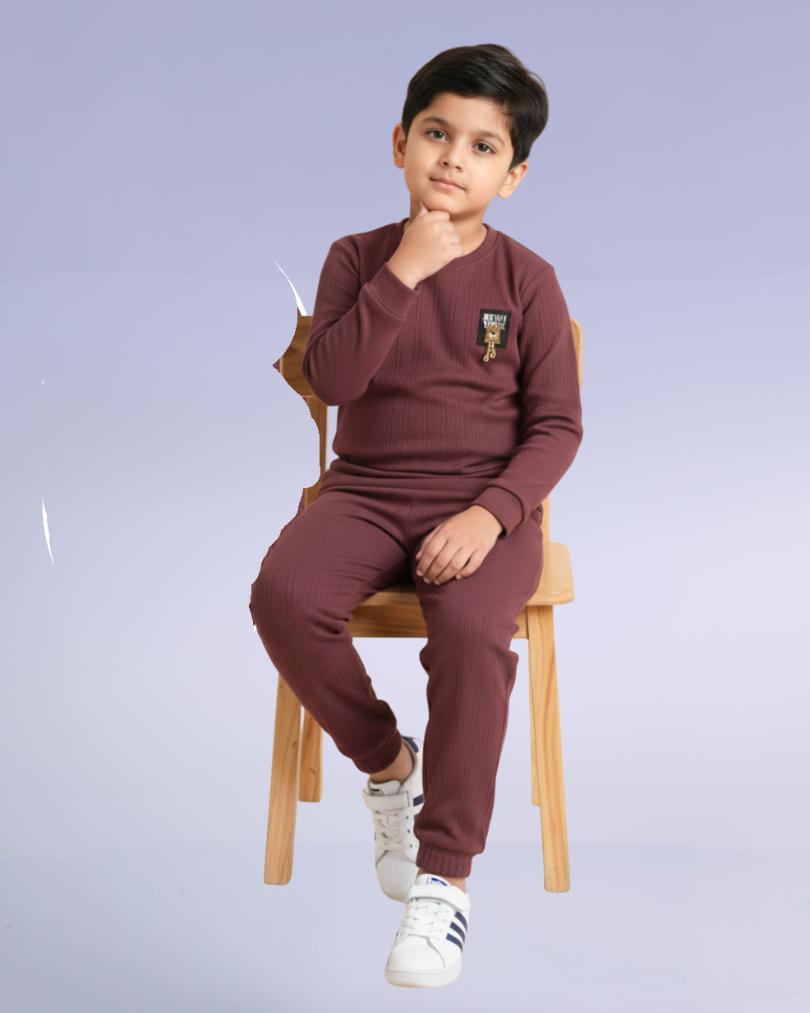 Munch Boys Co-ord Set – Stylish & Comfortable Knit Outfit | Knitknotch
