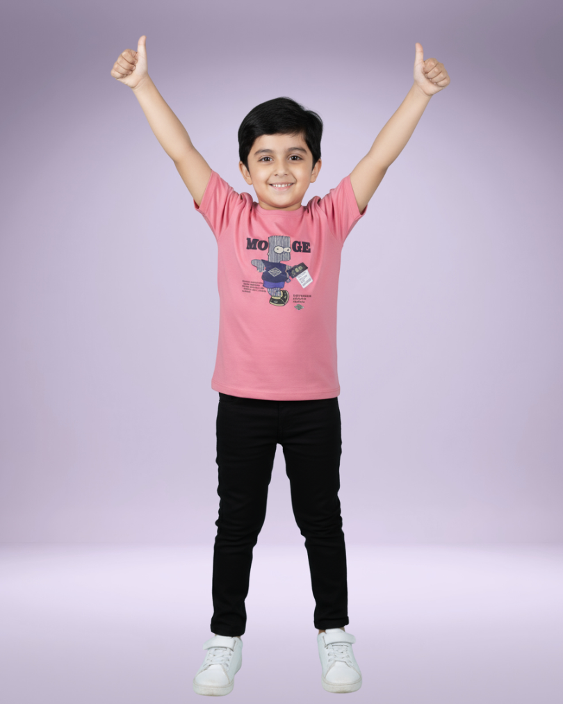 OLA Boys T-shirt – Stylish & Comfortable Cotton Knitwear | Knitknotch