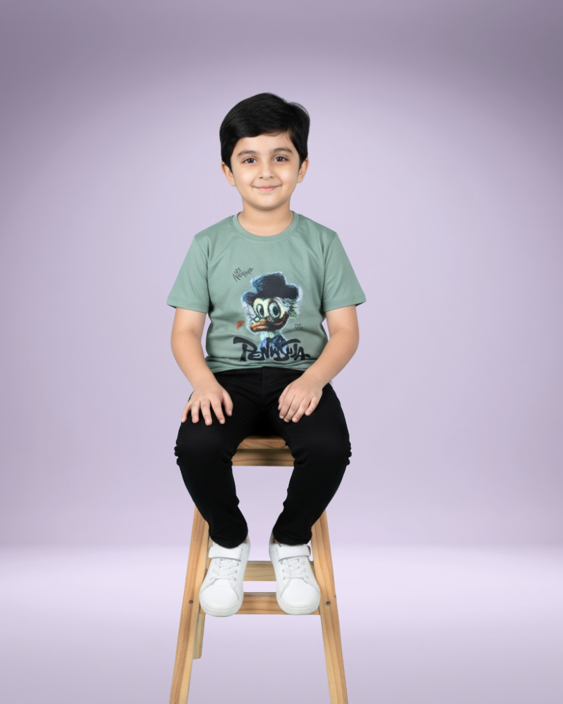 OLA Boys T-shirt – Stylish & Comfortable Cotton Knitwear | Knitknotch