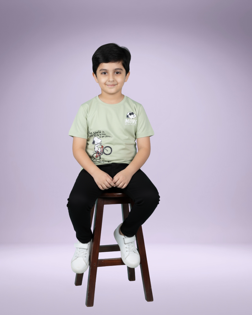 OLA Boys T-shirt – Stylish & Comfortable Cotton Knitwear | Knitknotch