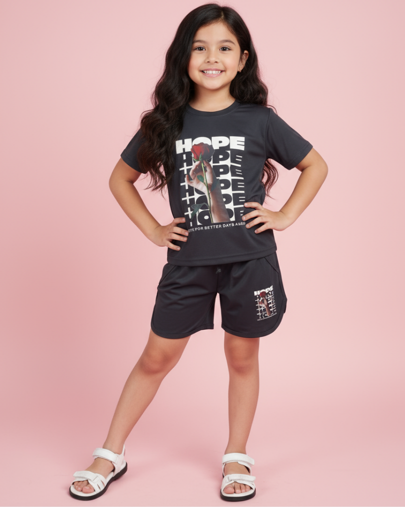 Pari Girls Hotpant Set