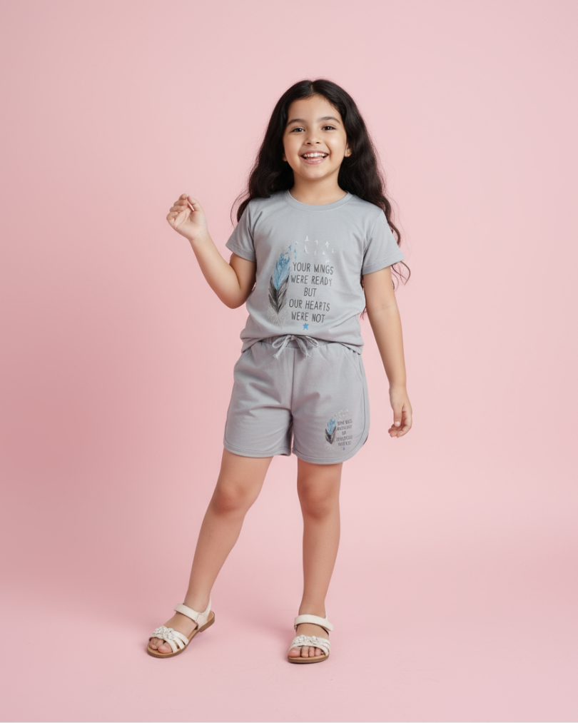 Pari Girls Hotpant Set