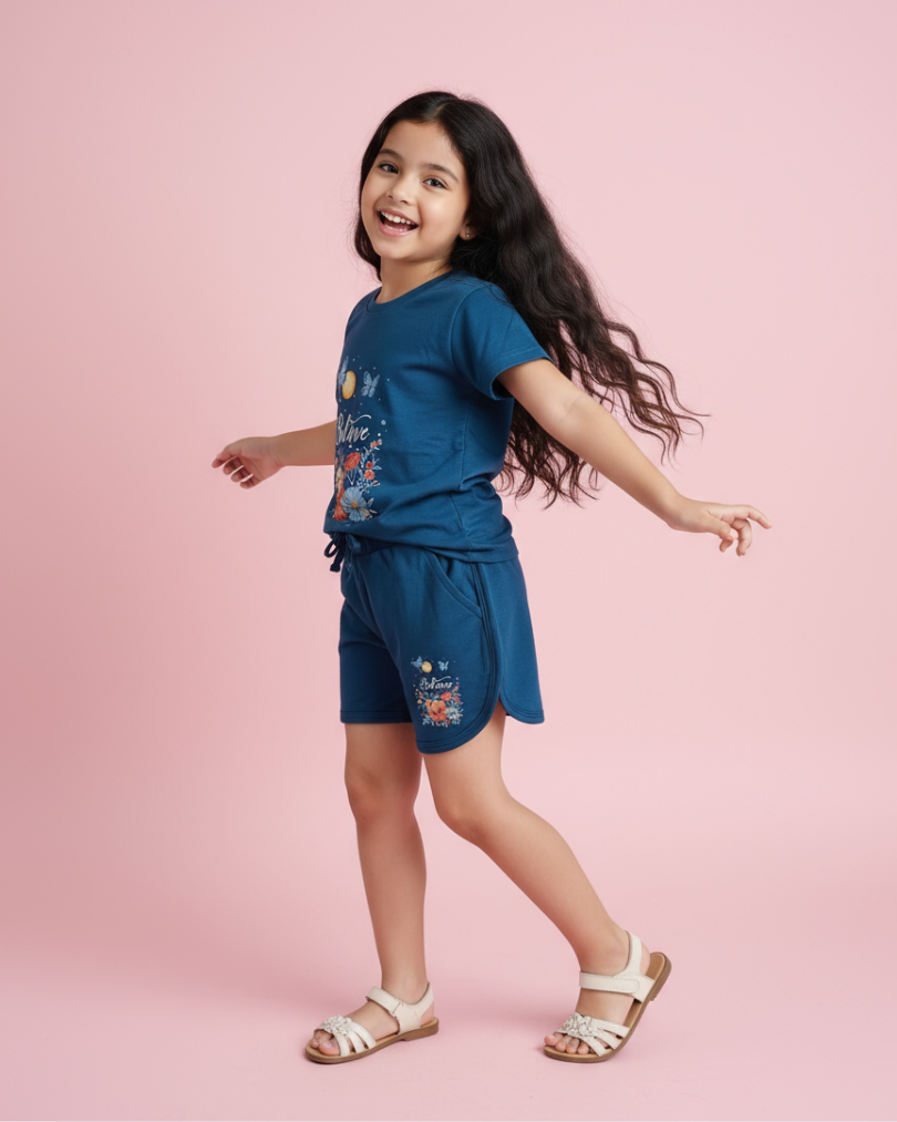 Pari Girls Hotpant Set