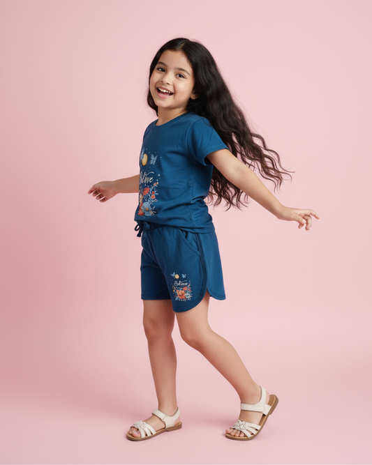 Pari Girls Hotpant Set