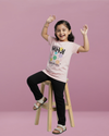 Pops Girls Tencel T-shirt – Soft, Stylish & Comfortable Kidswear | Knitknotch