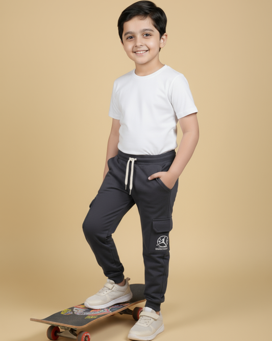 RockStar Boys Cargo Lower – Stylish & Comfortable Cotton Pants | Knitknotch
