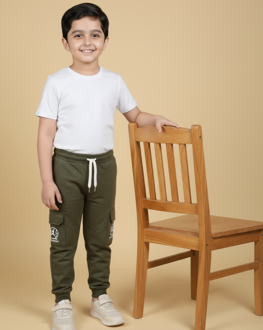 RockStar Boys Cargo Lower – Stylish & Comfortable Cotton Pants | Knitknotch