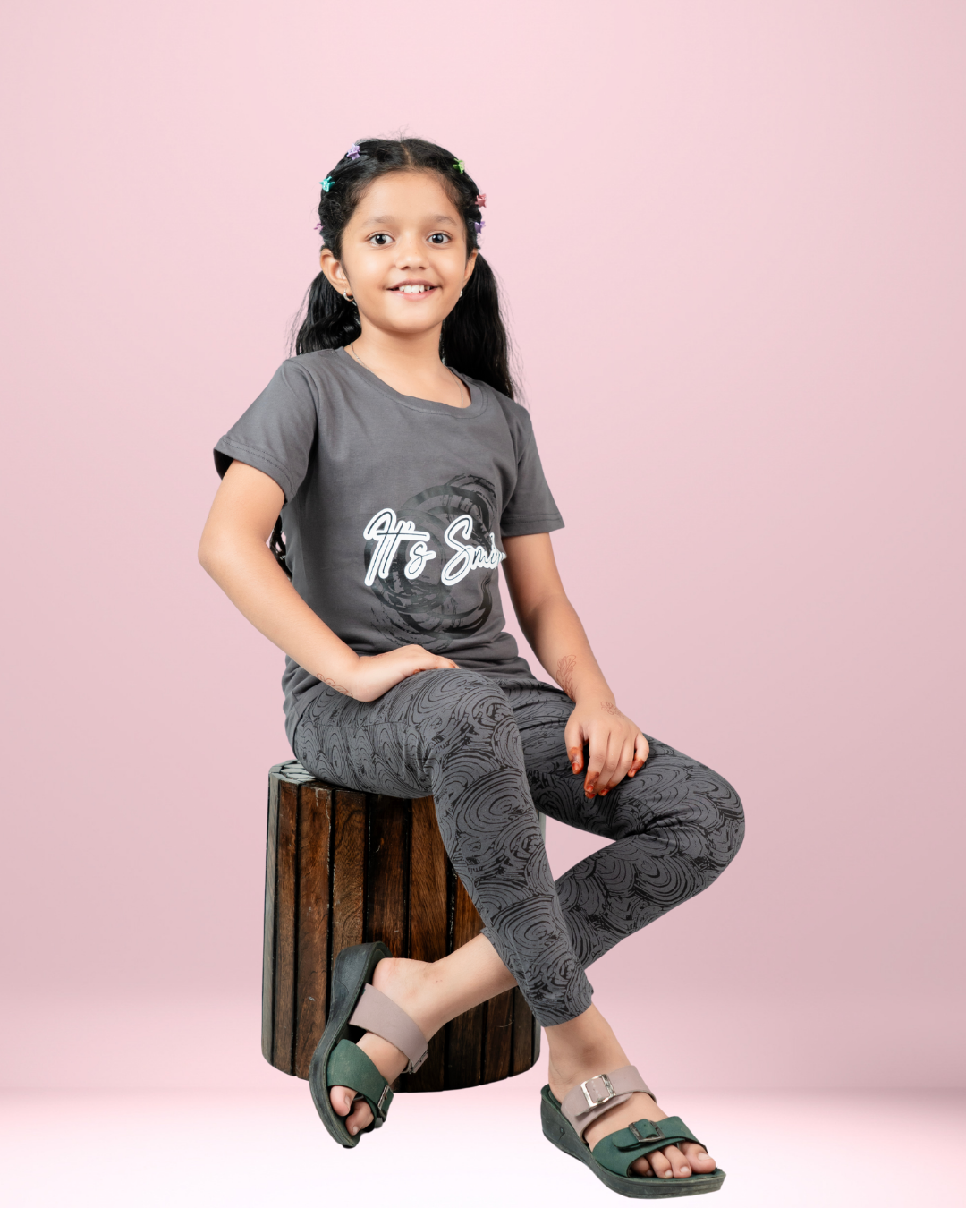 Ruby Girl Cotton Night Set – Comfortable & Soft Sleepwear | Knitknotch