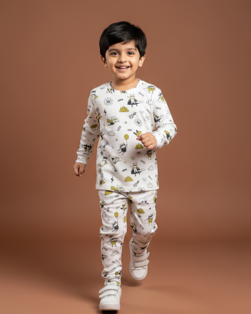 Tom & Jerry Unisex Co-ord Set – Playful & Comfortable Cotton Knitwear | Knitknotch