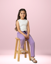 Zia Girls Lower – Stylish & Comfortable Cotton Knit Pants | Knitknotch