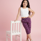 Angle Girls Capri Purple