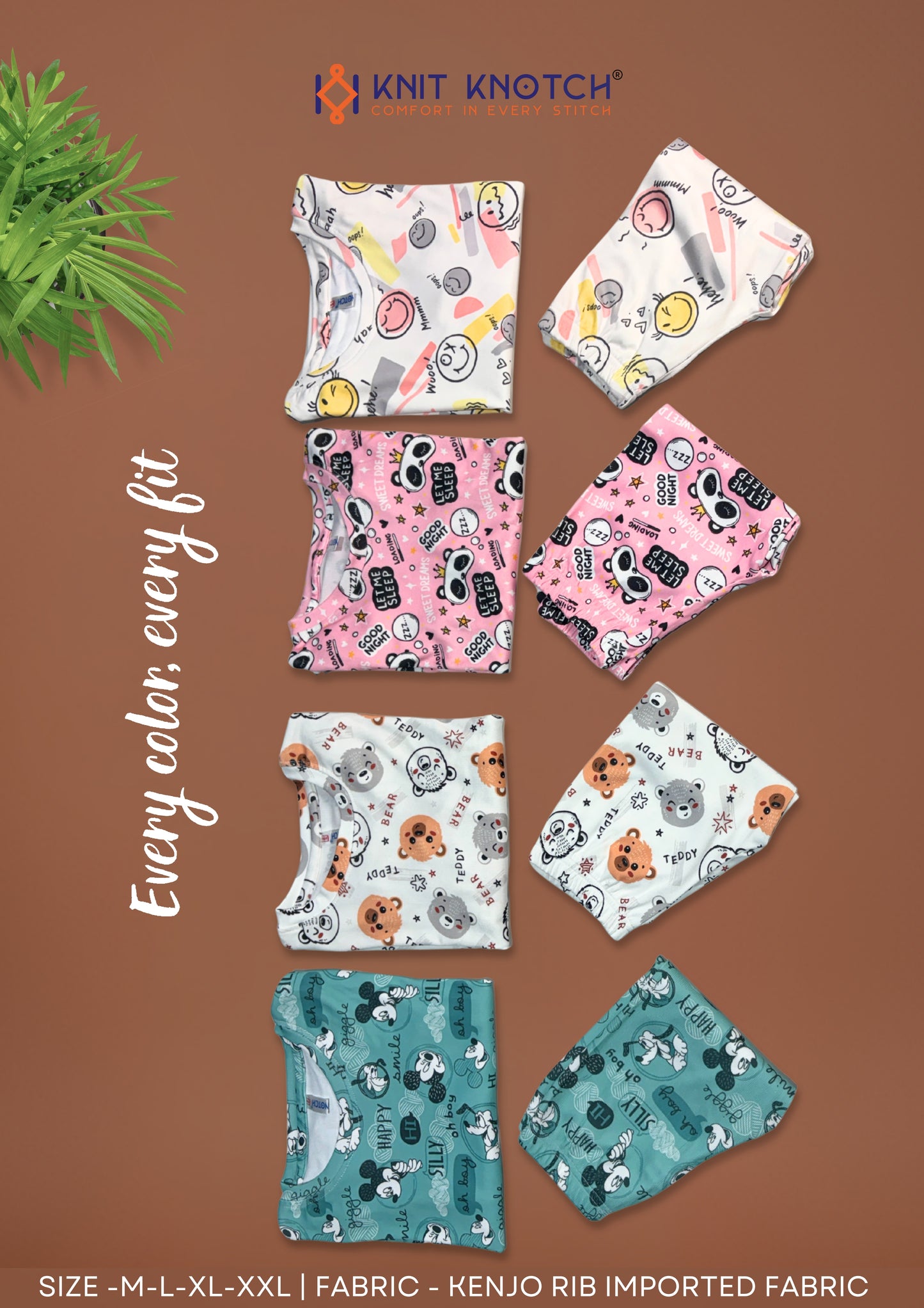 Tom & Jerry Unisex Cord Set