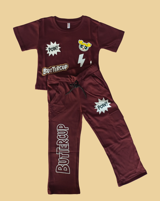 Buttercup Girls Co-ord Set – Stylish & Comfortable Cotton Knitwear | Knitknotch
