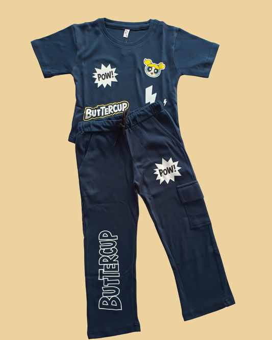 Buttercup Girls Co-ord Set – Stylish & Comfortable Cotton Knitwear | Knitknotch
