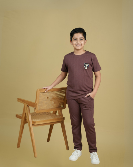 Maestro Boys Lower Set – Stylish Cotton Knit Pants | Knitknotch