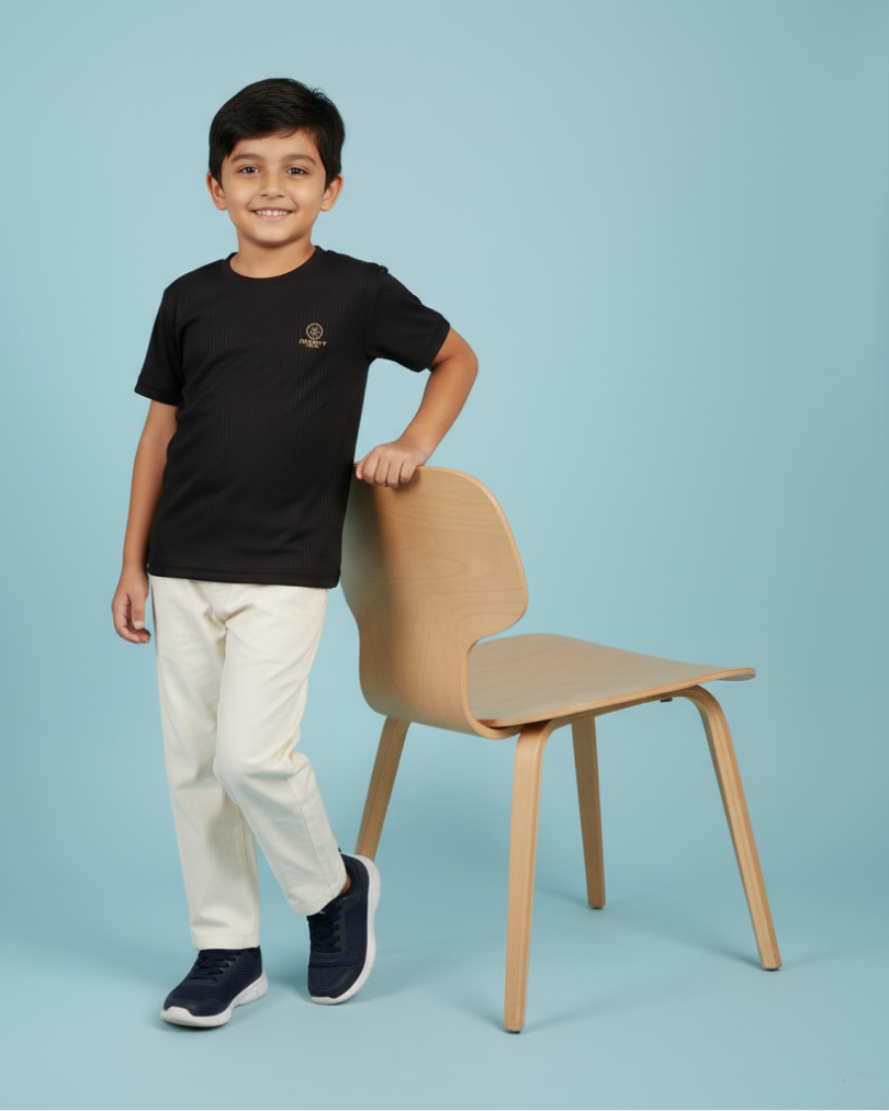 Mango Boys T-Shirt – Stylish & Comfortable Cotton Knitwear | Knitknotch