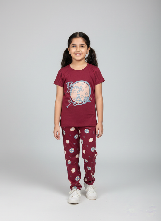 Ruby Girl Cotton Night Set