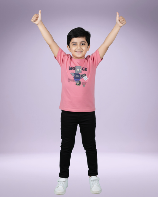 OLA Boys T-shirt – Stylish & Comfortable Cotton Knitwear | Knitknotch