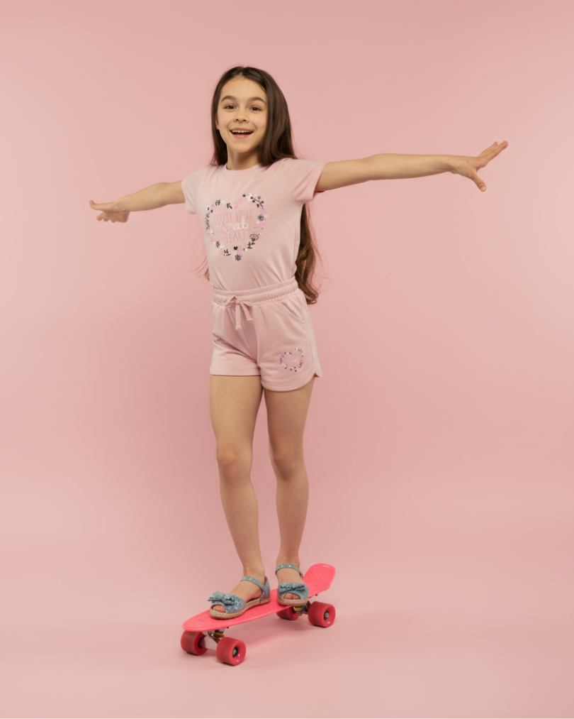 Pari Girls Hotpant Set