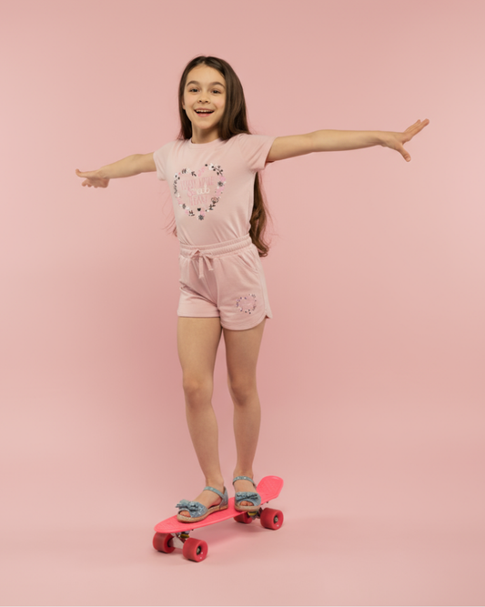 Pari Girls Hotpant Set