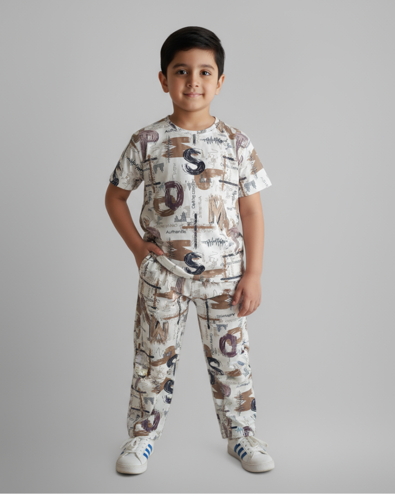 Pogo Boys Lower Set – Stylish & Comfortable Cotton Knitwear | Knitknotch