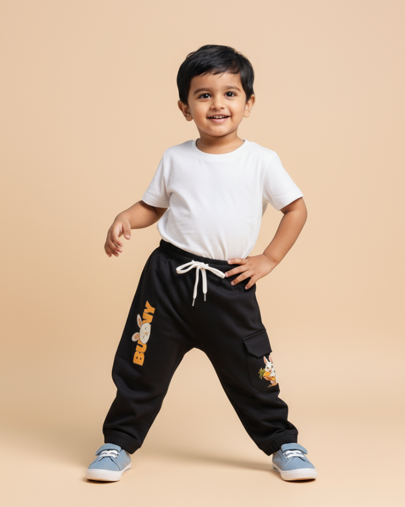 Pokemon Junior Cargo – Stylish & Comfortable Boys Cotton Pants | Knitknotch