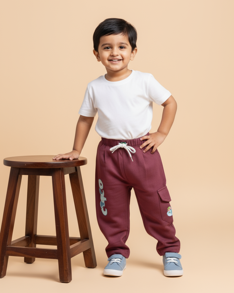 Pokemon Junior Cargo – Stylish & Comfortable Boys Cotton Pants | Knitknotch