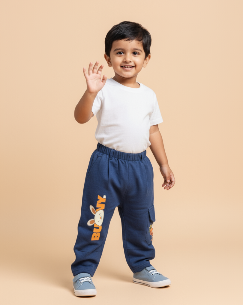 Pokemon Junior Cargo – Stylish & Comfortable Boys Cotton Pants | Knitknotch