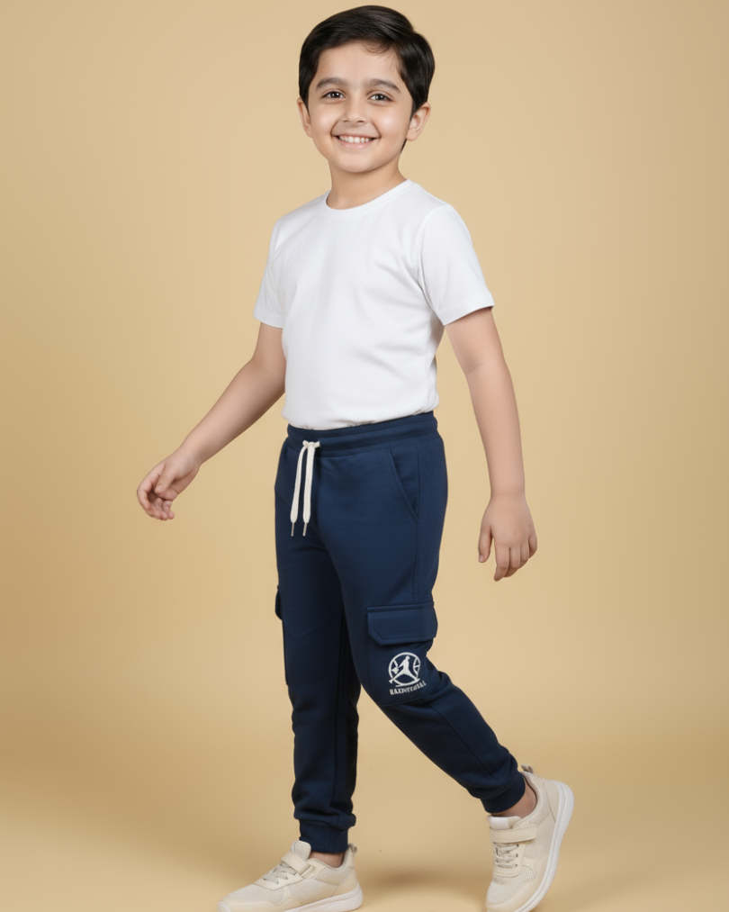 RockStar Boys Cargo Lower – Stylish & Comfortable Cotton Pants | Knitknotch