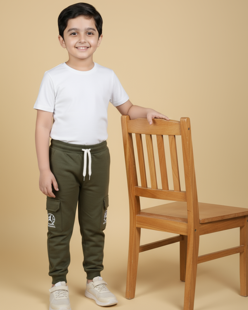 RockStar Boys Cargo Lower – Stylish & Comfortable Cotton Pants | Knitknotch
