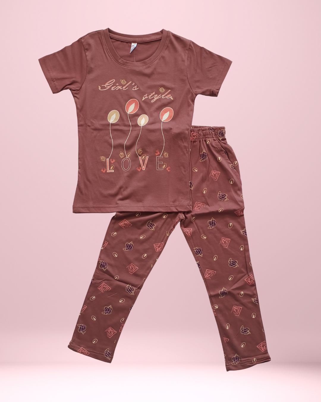 Ruby Girl Cotton Night Set