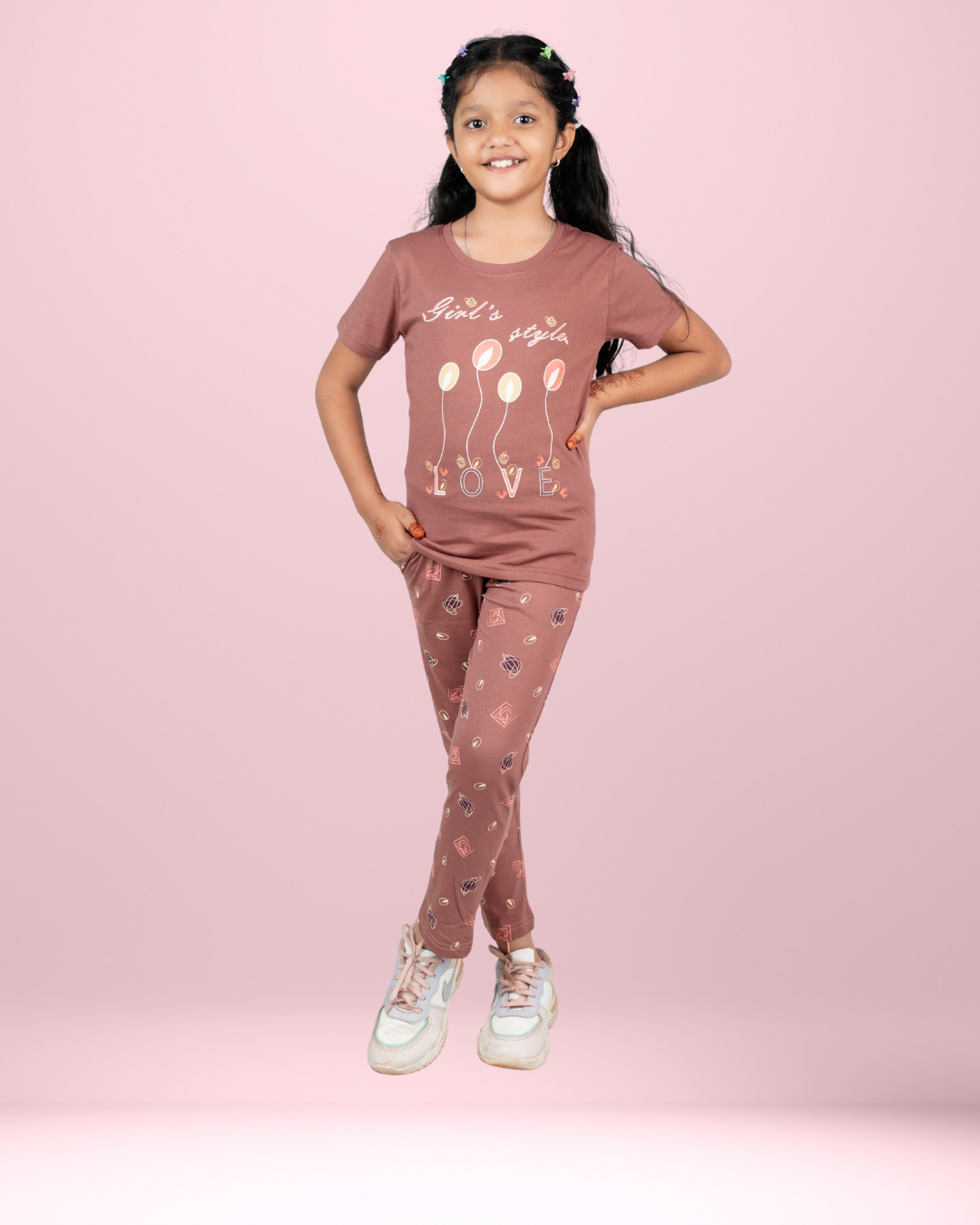 Ruby Girl Cotton Night Set