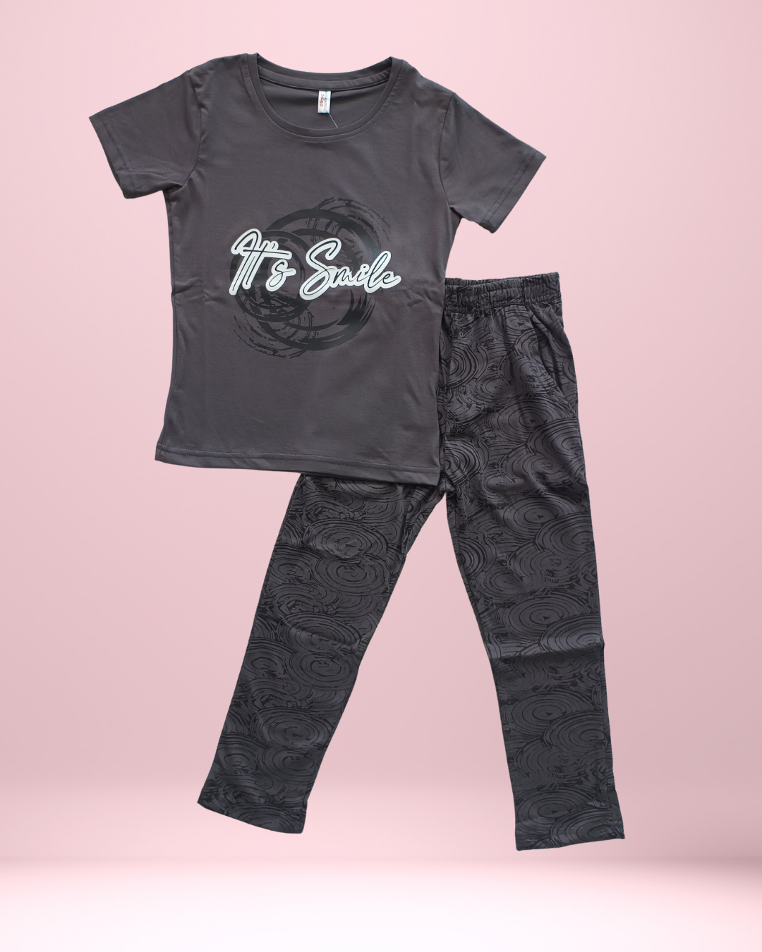 Ruby Girl Cotton Night Set – Comfortable & Soft Sleepwear | Knitknotch