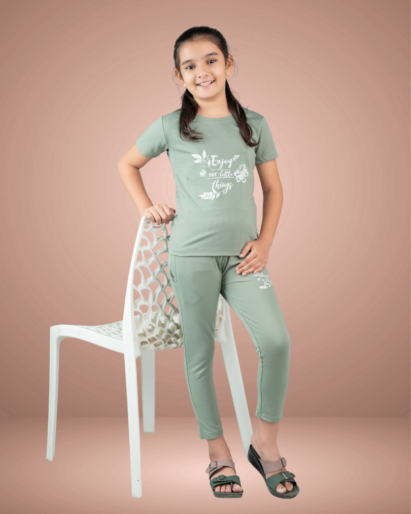 Yasmin Girls Lower – Stylish & Comfortable Cotton Knit Pants | Knitknotch