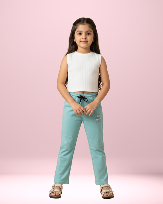 Zia Girls Lower – Stylish & Comfortable Cotton Knit Pants | Knitknotch