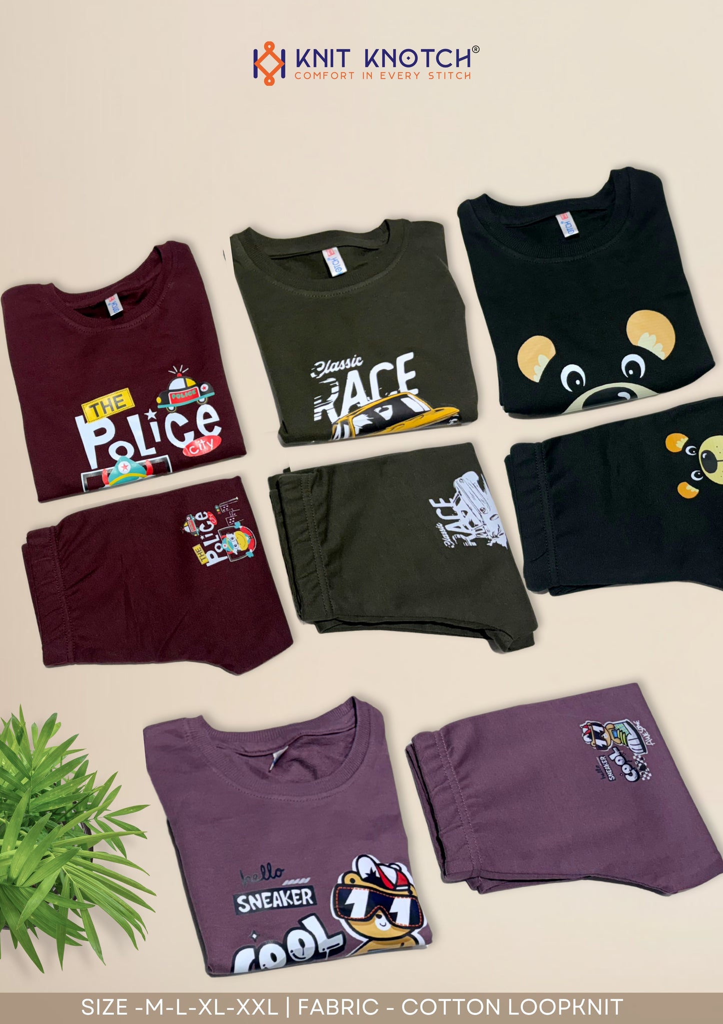 Doremon Unisex Cord Set