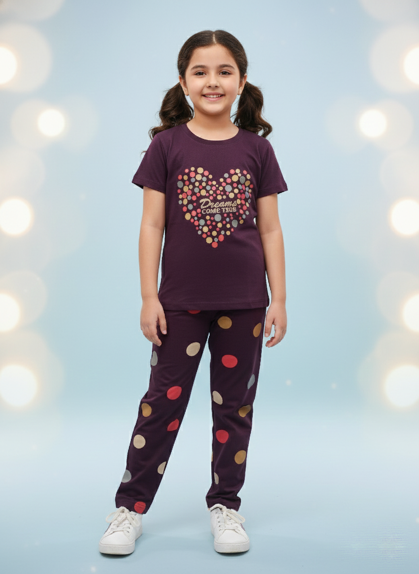 Ruby Girl Cotton Night Set